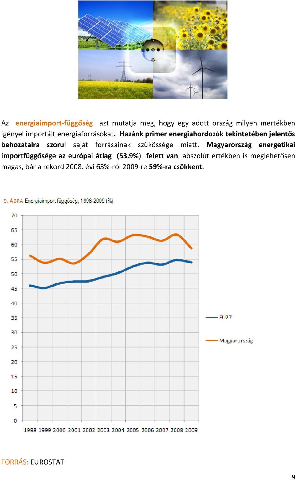 Hazánk primer energiahordozók tekintetében jelentős behozatalra szorul saját forrásainak szűkössége
