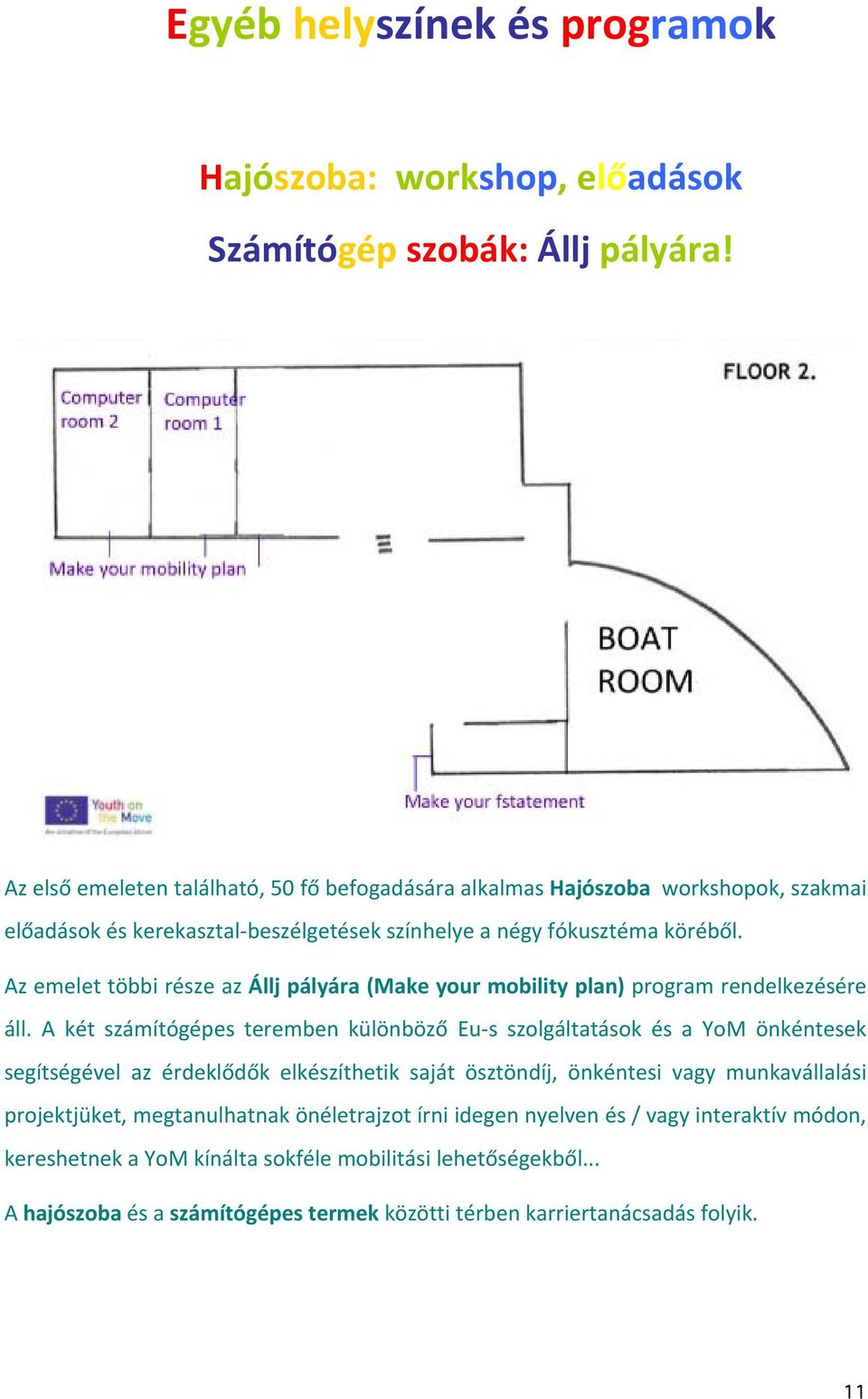 AzemelettöbbirészeazÁlljpályára(Makeyourmobilityplan)programrendelkezésére áll.