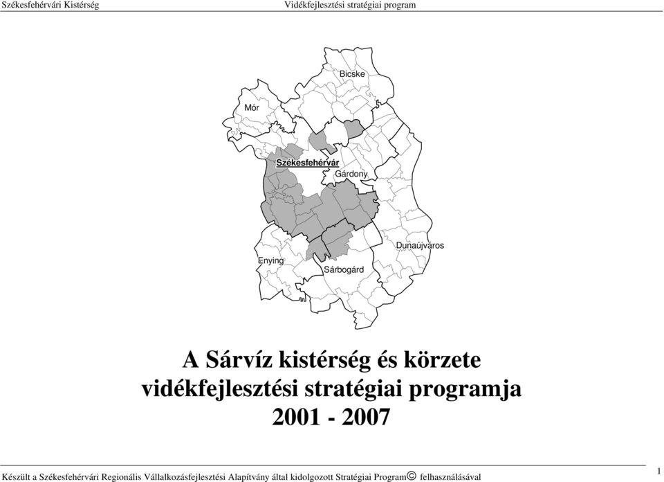 Sárvíz kistérség és körzete