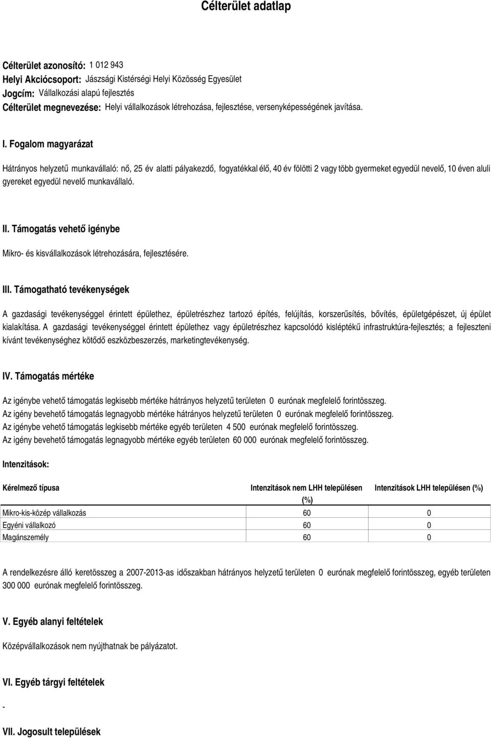 Fogalom magyarázat Hátrányos helyzetű munkavállaló: nő, 25 év alatti pályakezdő, fogyatékkal élő, 40 év fölötti 2 vagy több gyermeket egyedül nevelő, 10 éven aluli gyereket egyedül nevelő