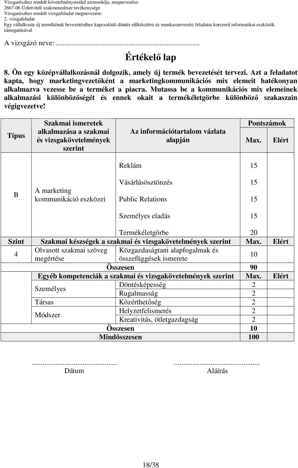 Mutassa be a kommunikációs mix elemeinek alkalmazási különbözıségét és ennek okait a termékéletgörbe különbözı szakaszain végigvezetve!