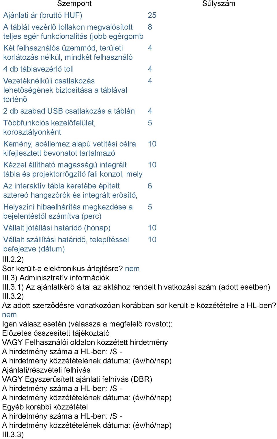 vetítési célra kifejlesztett bevonatot tartalmazó Kézzel állítható magasságú integrált tábla és projektorrögzítő fali konzol, mely Az interaktív tábla keretébe épített sztereó hangszórók és integrált