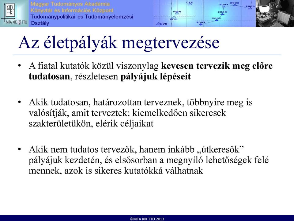 terveztek: kiemelkedően sikeresek szakterületükön, elérik céljaikat Akik nem tudatos tervezők, hanem