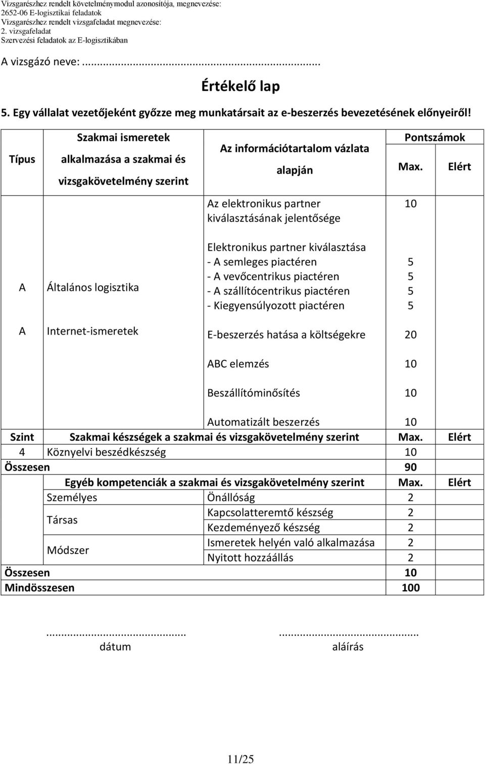 Elért z elektronikus partner kiválasztásának jelentősége Általános logisztika Elektronikus partner kiválasztása - semleges piactéren - vevőcentrikus piactéren - szállítócentrikus piactéren -