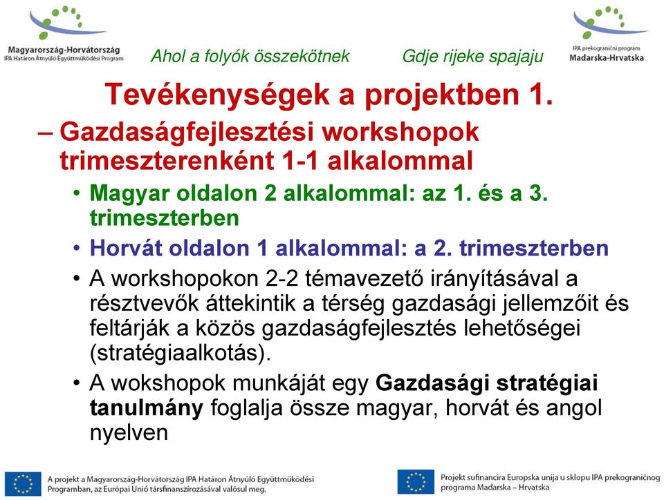 trimeszterben Horvát oldalon 1 alkalommal: a 2.