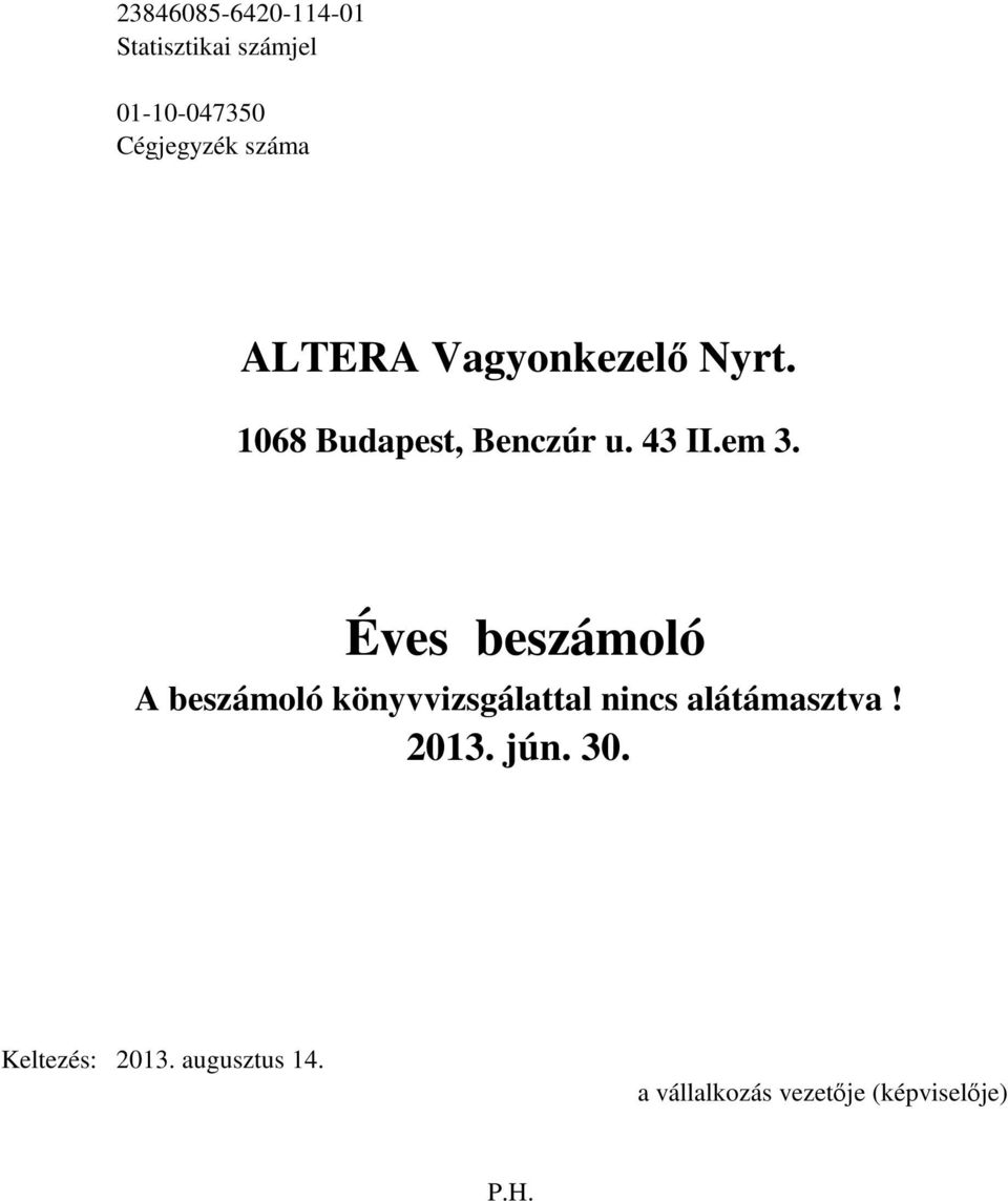 Vagyonkezelő Nyrt.