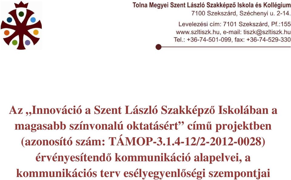 szám: TÁMOP-3.1.
