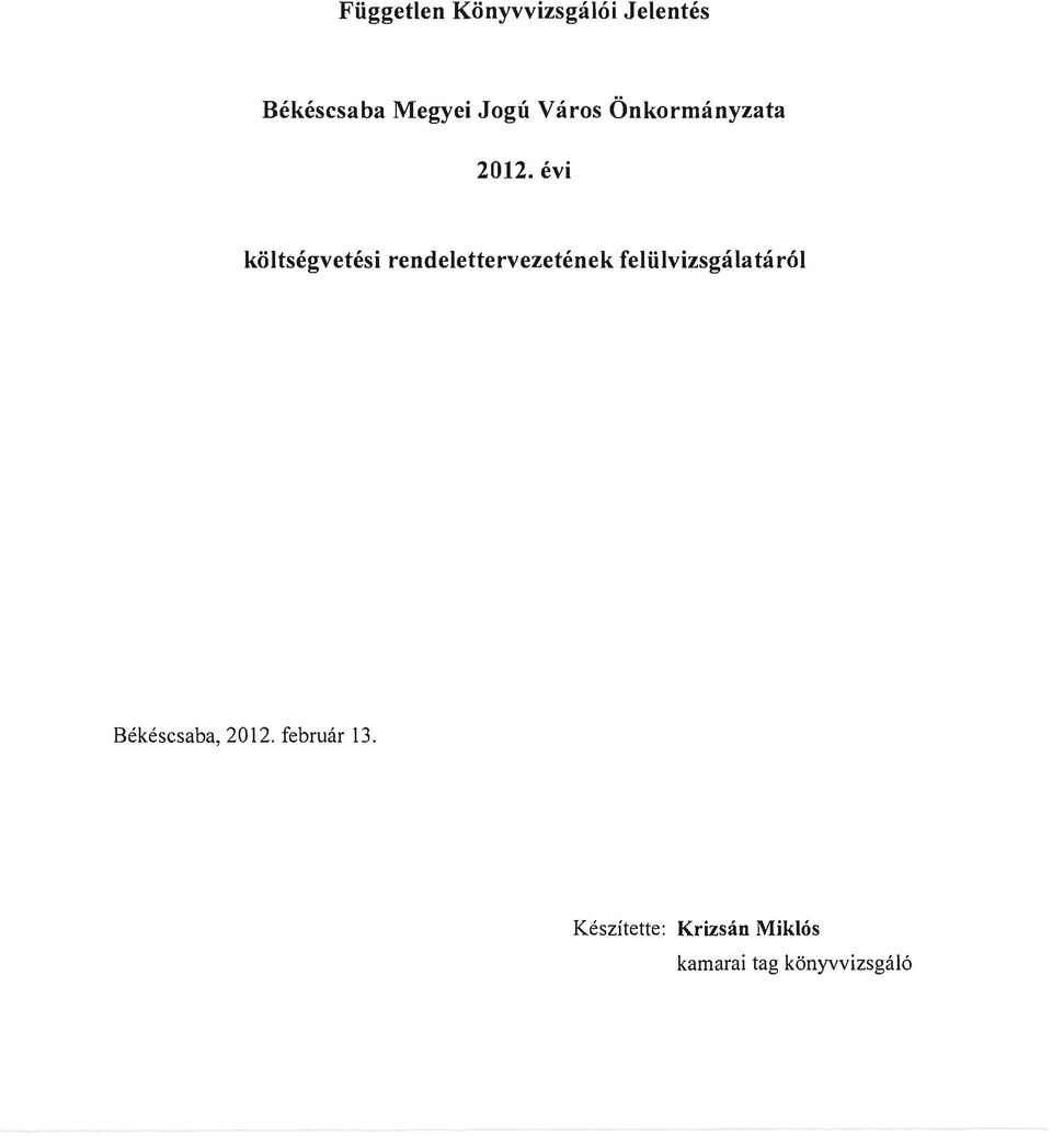 evi kltsegvetesi rendelettervezetenek