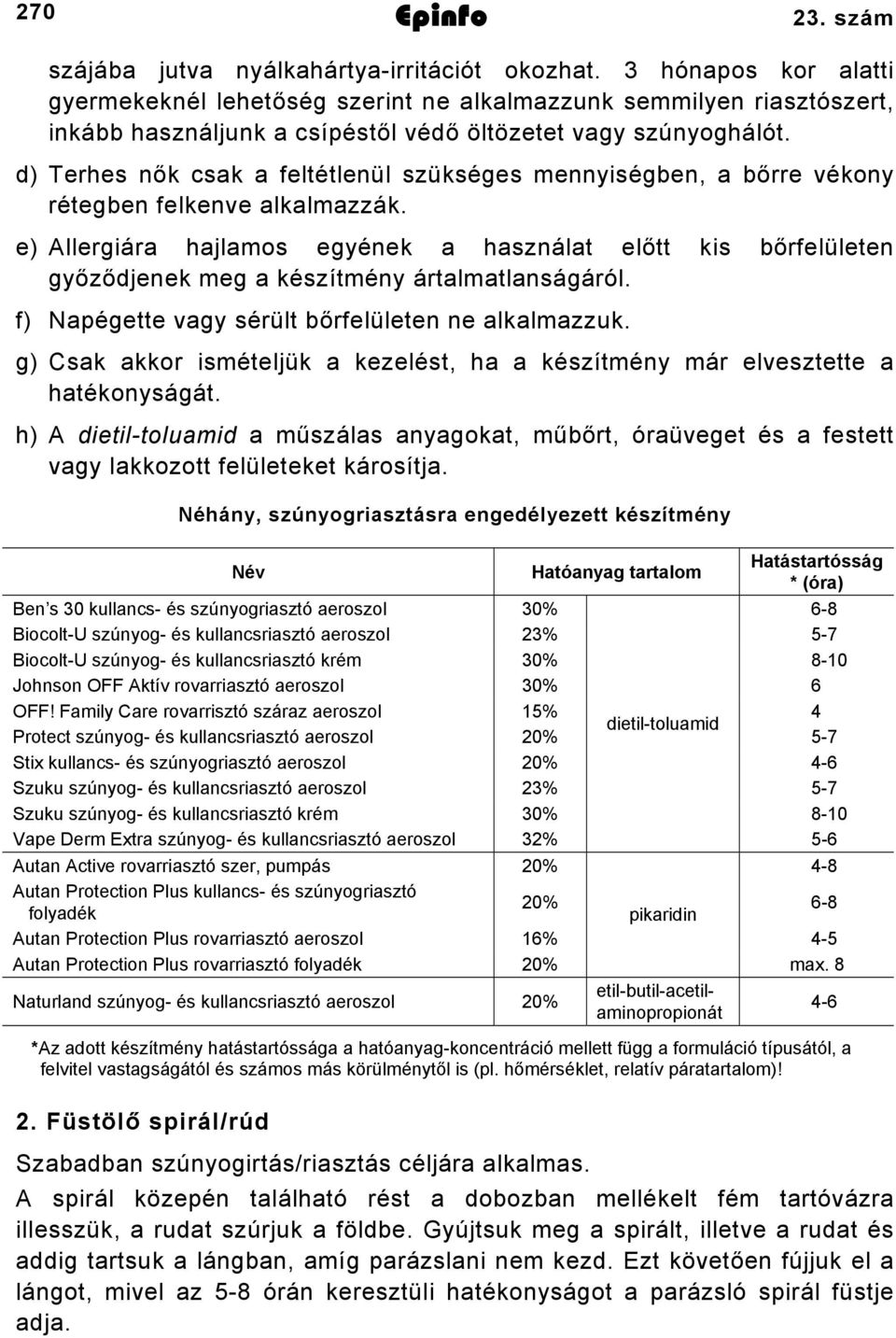 d) Terhes nők csak a feltétlenül szükséges mennyiségben, a bőrre vékony rétegben felkenve alkalmazzák.