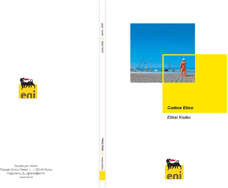 it Piazzale Enrico Mattei, 1 00144 Roma Organismo_di_vigilanza@eni.
