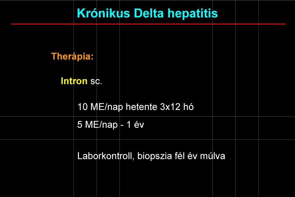 10 ME/nap hetente 3x12 hó 5