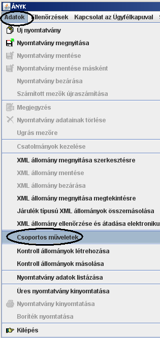 4.) Az importálás végén megjelenő képernyő tájékoztatást ad az importálás eredményéről, akkor is ha minden rendben lezajlott és az importálás sikeres volt és akkor is, ha bármilyen probléma merült