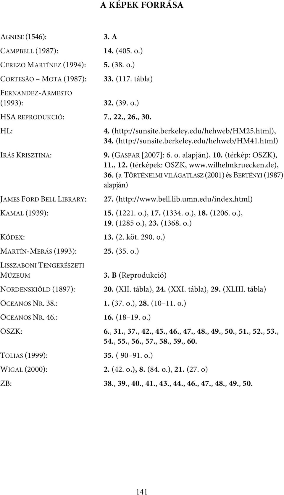 (http://sunsite.berkeley.edu/hehweb/hm25.html), 34. (http://sunsite.berkeley.edu/hehweb/hm41.html) 9. (GASPAR [2007]: 6. o. alapján), 10. (térkép: OSZK), 11., 12. (térképek: OSZK, www.wilhelmkruecken.
