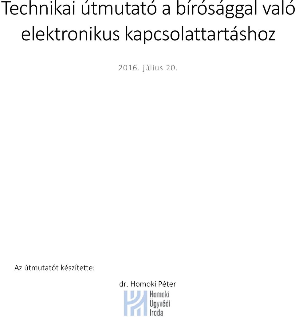 kapcsolattartáshoz 2016.