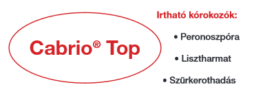 0 % piraklostrobin Nem perzsel Topsin-M 70 WDG lisztharmat, monília, varasodás,