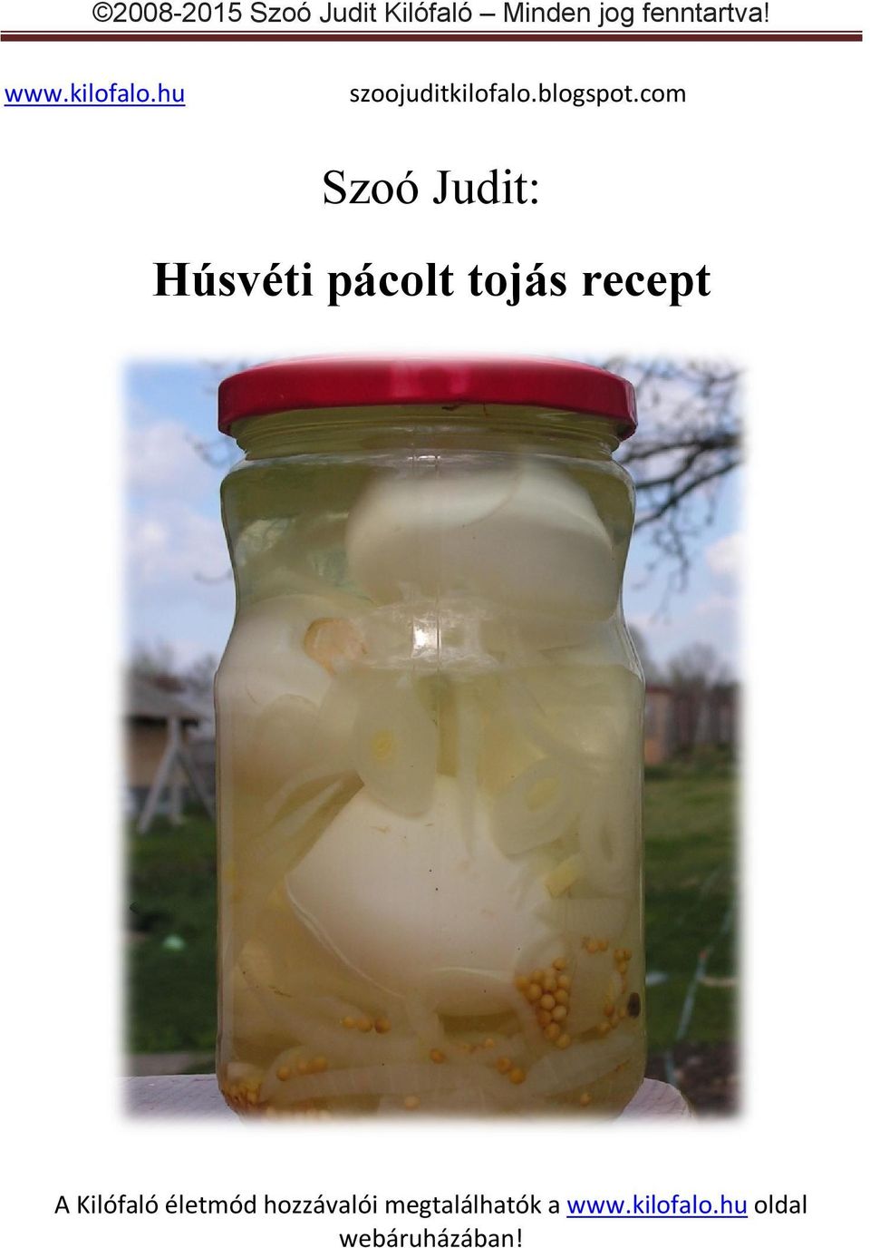 Szoó Judit: Húsvéti pácolt tojás