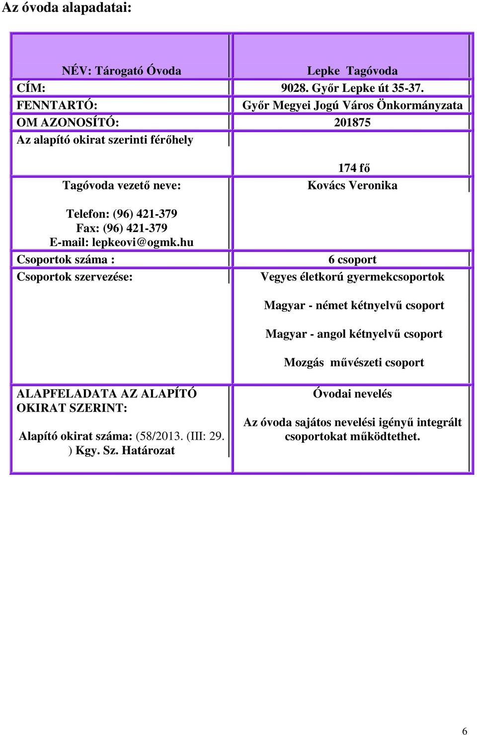421-379 E-mail: lepkeovi@ogmk.