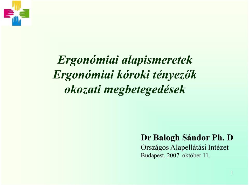 Dr Balogh Sándor Ph.