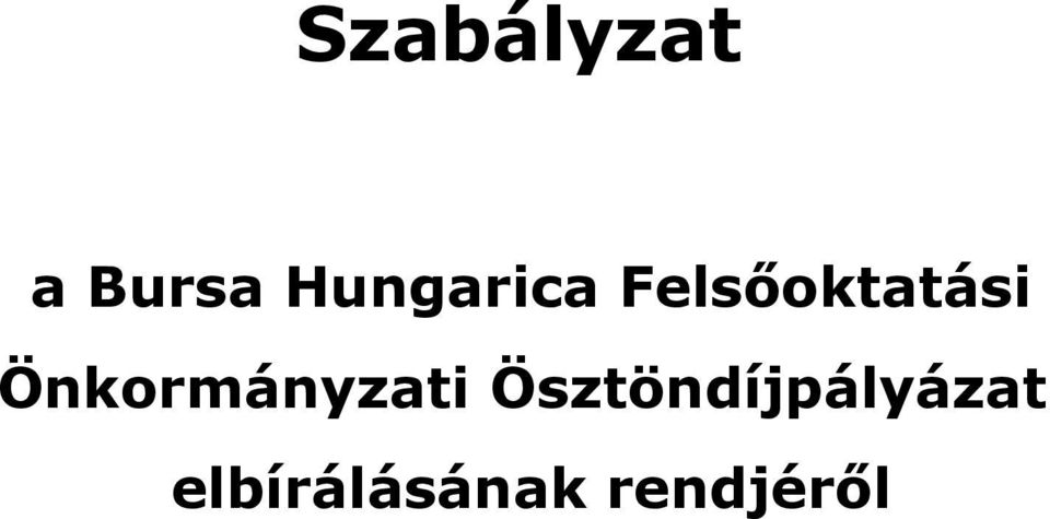 Önkormányzati