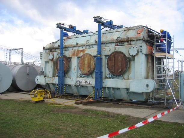 Esettanulmány Ganz 400/120/18 kv, 250 MVA