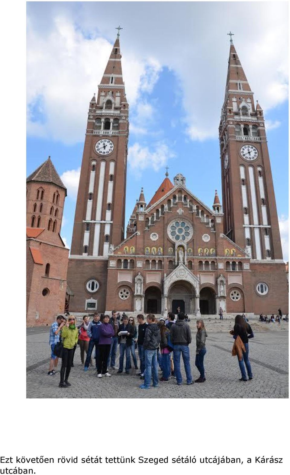 Szeged sétáló