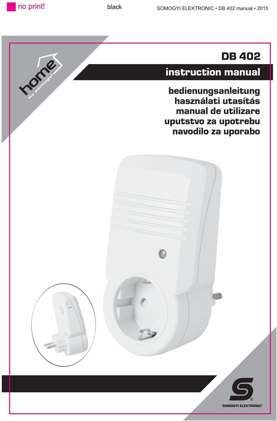 bedienungsanleitung használati utasítás