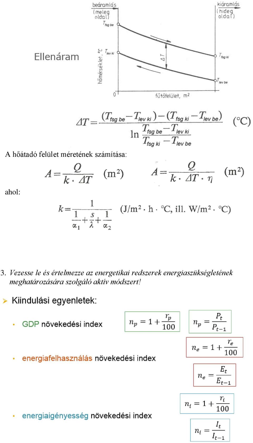 Vezesse le és értelmezze az energetikai