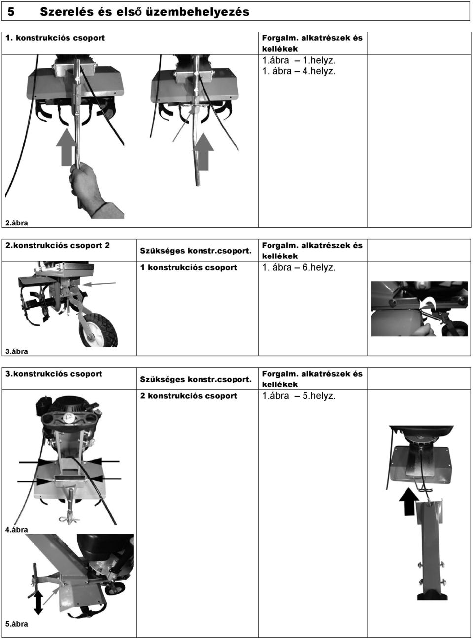 alkatrészek és kellékek 1 konstrukciós csoport 1. ábra 6.helyz. 3.ábra 3.