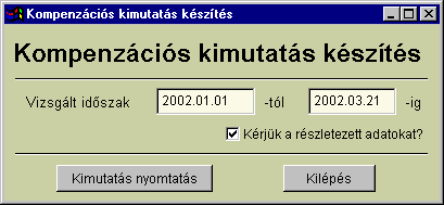 3.3.4 Eredménykimutatás A menüpont segítségével eredménykimutatást készíthetünk, így a vállalkozás képet kaphat tevékenysége eredményességéről, jövedelmezőségéről (15. ábra).