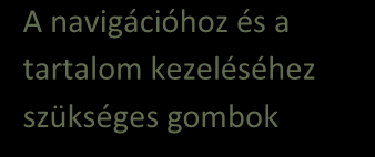 : nagyobb oldalaknál, vagy nyitott tartalomjegyzéknél) a felső és a középső részterületének egymáshoz viszonyított arányát megváltoztathatod, ha elmozdítod a két rész