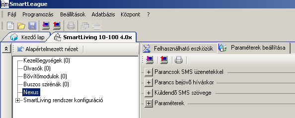 A beüzemelés lépései: 1. Helyezzük be a SIM kártyát a foglalatba (PIN kérést tiltsuk le) 2. Tegyük SERV állásba a központon található jumpert. 3.