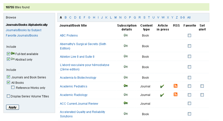Science Direct Az Elsevier tudományos kiadó szolgáltatása.