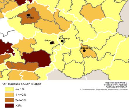 A GDP növekedésének éves