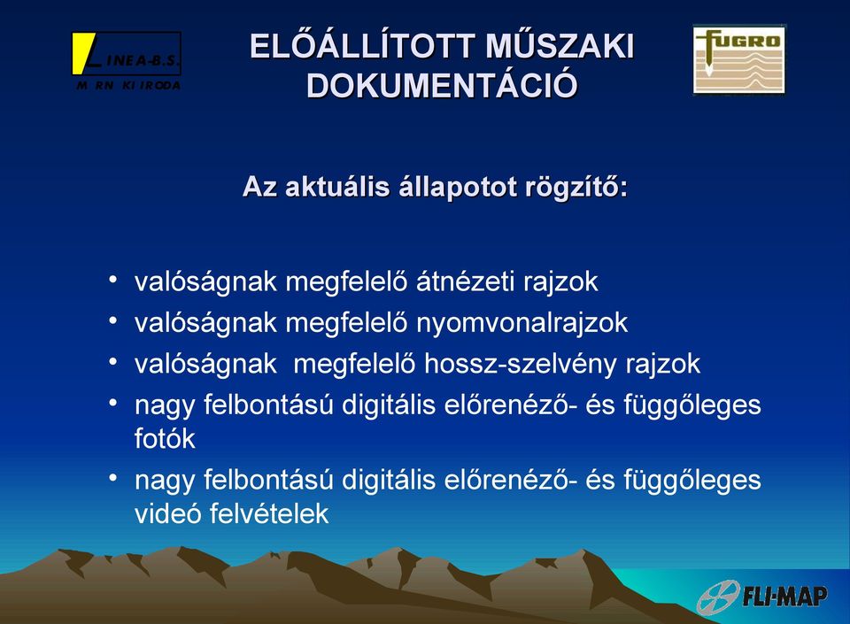 megfelelő hossz-szelvény rajzok nagy felbontású digitális előrenéző- és