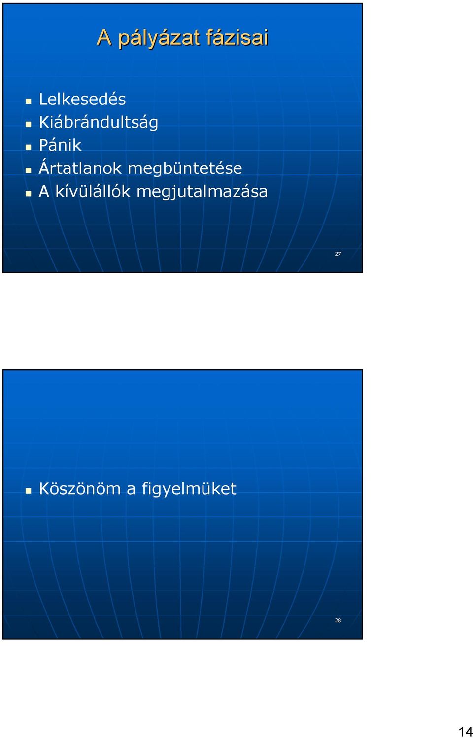 megbüntetése A kívülállók