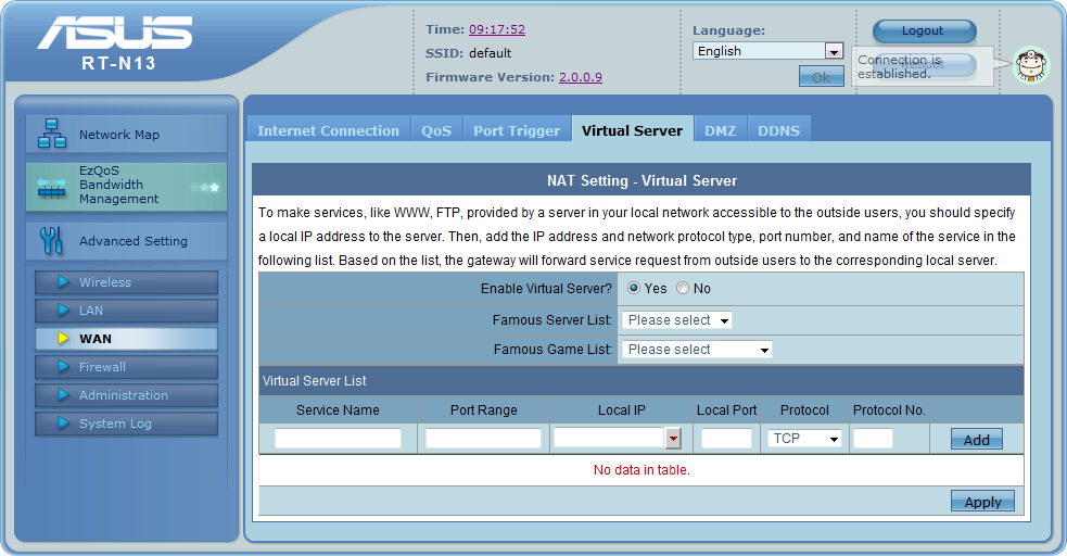 69. ábra Router reset Asus