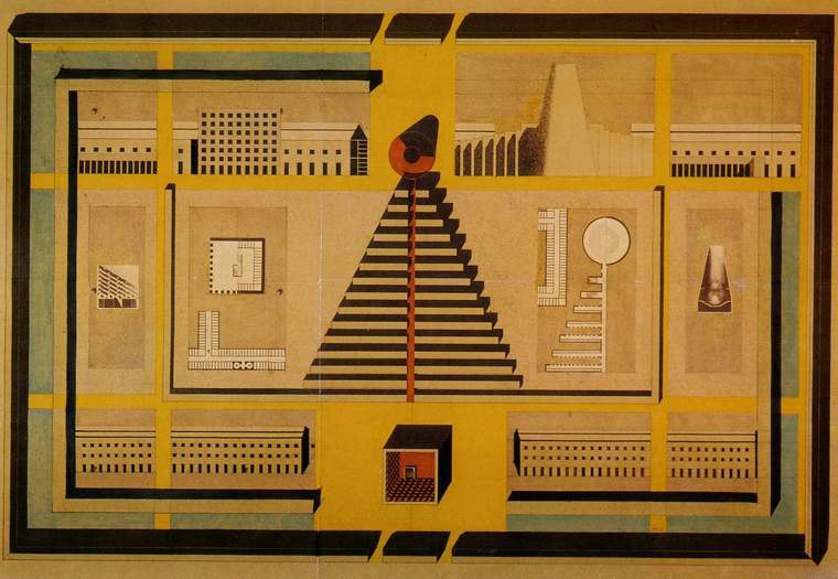 Grumbach, Stirling, Rowe, Giurgola, Venturi, Portoghesi, Graves R.
