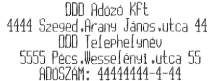 INCOTEX133-TAXmini TECHNICAL FUNCTIONS 22 9. ADÓÜGYI ELLENŐRZŐ EGYSÉG 9.1. AP szám SZERVÍZ módban a g gomb megnyomásával az AP szám kijelzésre kerül ( A027XXXXX ) Például: A02700131 Néhány másodperc után a kijelző törlődik.