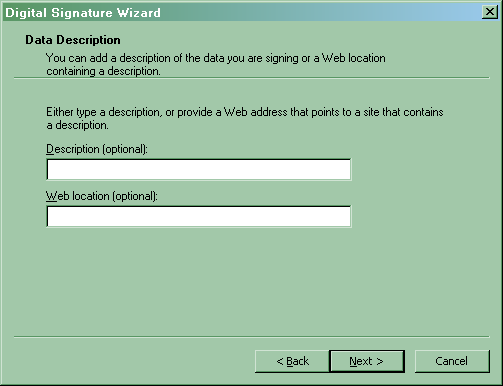 7. Az EXE, OCX és DLL fájlok aláírása 1. Indítsuk el a SignCode alkalmazást, majd nyomjunk Tovább (Next) gombot. 2. Tallózzuk ki az aláírni kívánt exe, ocx, dll állományunkat. 3.