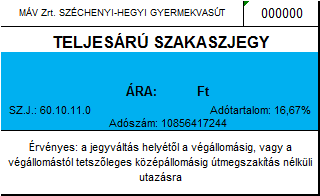 Kereskedelmi ismeretek Kéregjegy formátum A jegy alsó fele kék vagy piros (átlósan elválasztva). Utánfizetési bárcajegy formátum A jegy közepén vastag vízszintes kék vagy piros csík van.