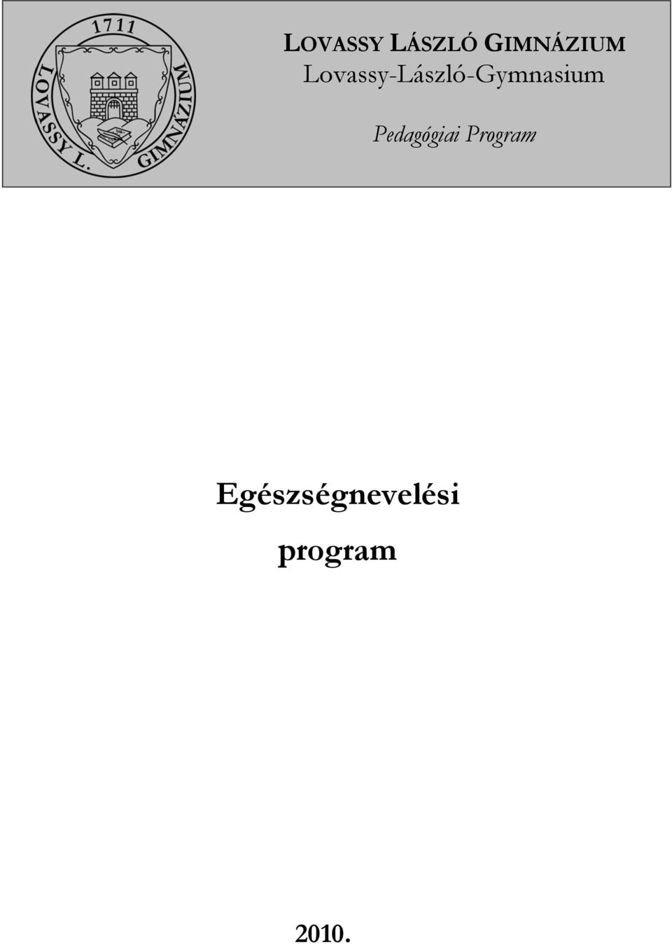 Pedagógiai Program