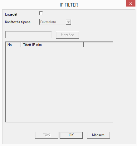 SMTP server: Email kiszolgáló címe. Ez lehet egy IP cím vagy DNS. A tartománynév lehet lefordítva, ha az a megfelelő DNS kofiguráció. Port: Email kiszolgáló portszáma.