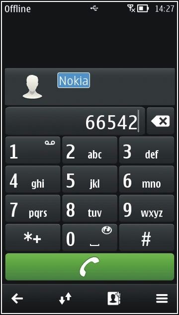 Telefon 39 A megtalált partner felhívása Válasszuk ki a partnert.