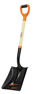 PCY Lapát, hőkezelt acél fej 24cm széles, 104cm teljes hossz, Y nyél (fém), lakkozott fa nyél 6 PCY-F Lapát, hőkezelt acél fej 25cm széles, 103cm teljes hossz, üvegszálas nyél 6 PCY-P Lapát, hőkezelt