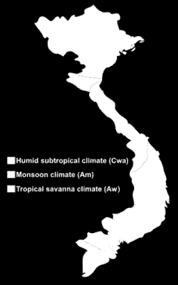 A Dél-ázsiai Öböl keleti partján fekszik, S alakja miatt a tengerpart hossza 3250 km. Szomszédjai: Kína, Laosz, Kambodzsa 2016.