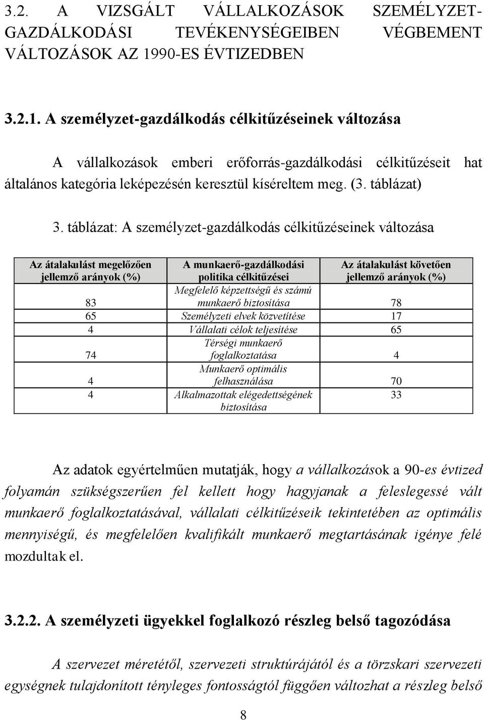 táblázat) 3.