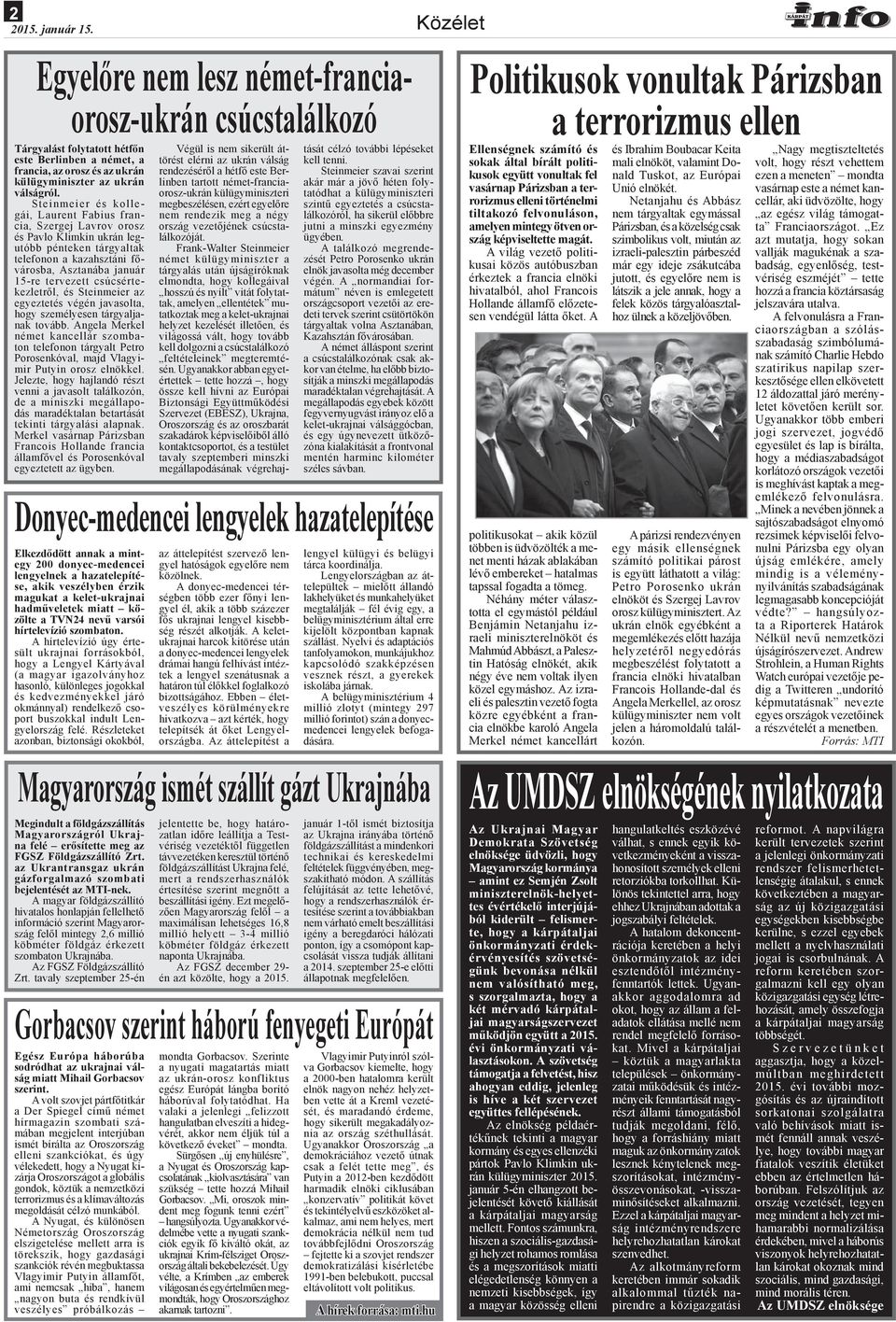 Randevúk lees csúcstalálkozón