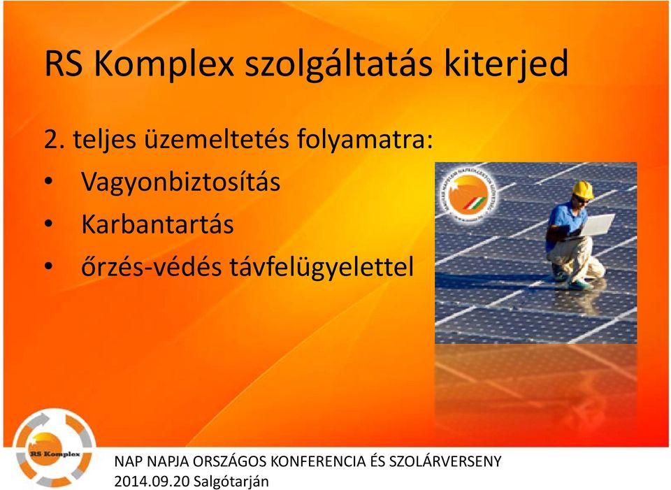 teljes üzemeltetés folyamatra: