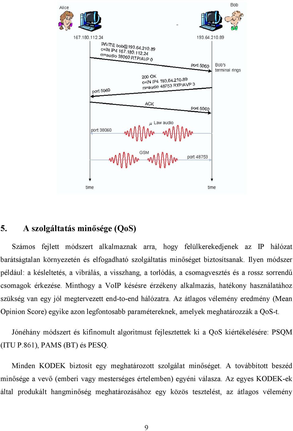 Minthogy a VoIP késésre érzékeny alkalmazás, hatékony használatához szükség van egy jól megtervezett end-to-end hálózatra.