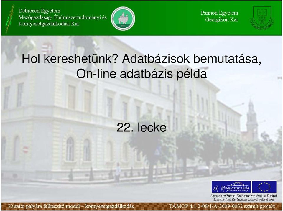 bemutatása,